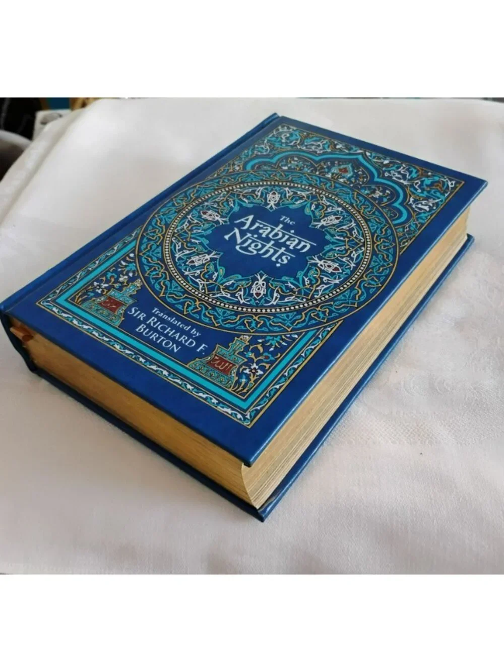 The Arabian Nights Hardcover, Sir Richard F. Burton Barnes & Noble 2009 Leather